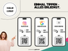Personalisierte Platte – 3 Verlinkungen (NFC + QR)